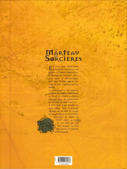 Verso de l'album Le marteau des sorcières Tome 1 Warul
