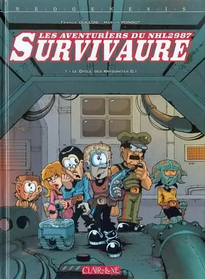 Couverture de l'album Les Aventuriers du NHL2987 Survivaure Tome 1 Le cycle des Krygonites C.1