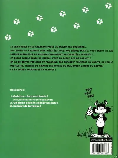 Verso de l'album Les nouvelles aventures de Cubitus Tome 3 En haut de la vague !