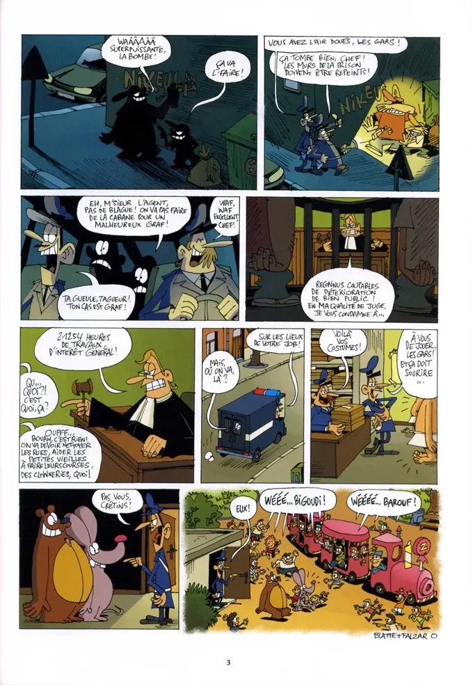Planche de l'album Zozoland Tome 1 Parc Paniiiiiique !