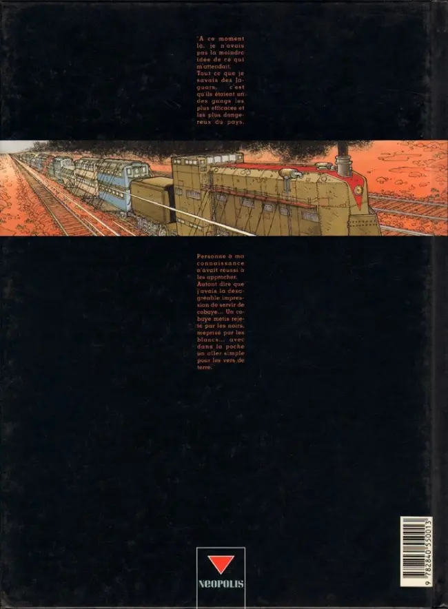 Verso de l'album Rails Tome 1 Jaguars