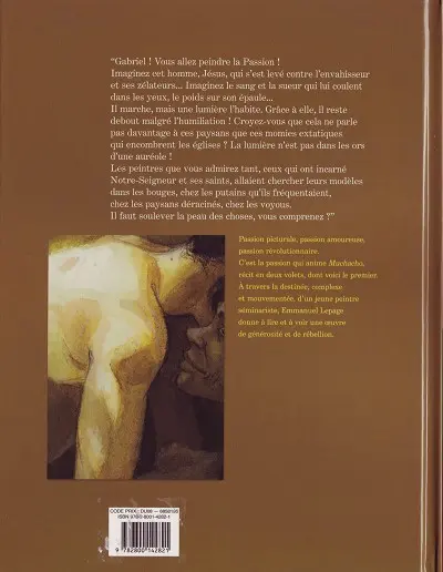 Verso de l'album Muchacho Tome 1