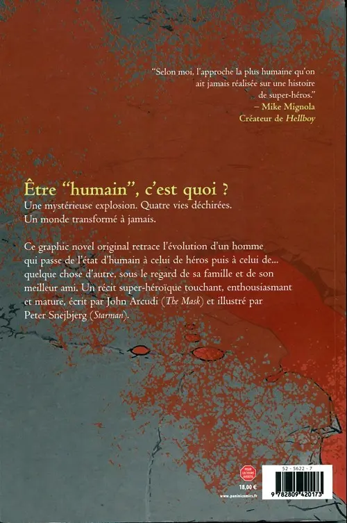 Verso de l'album A God Somewhere trop humain pour être un dieu