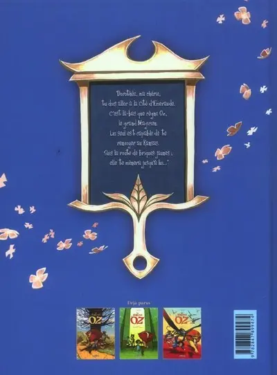 Verso de l'album Le Magicien d'Oz Volume 3