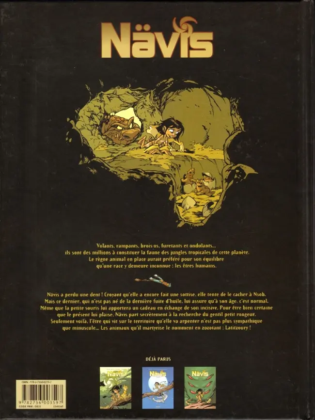 Verso de l'album Nävis Tome 3 Latitzoury