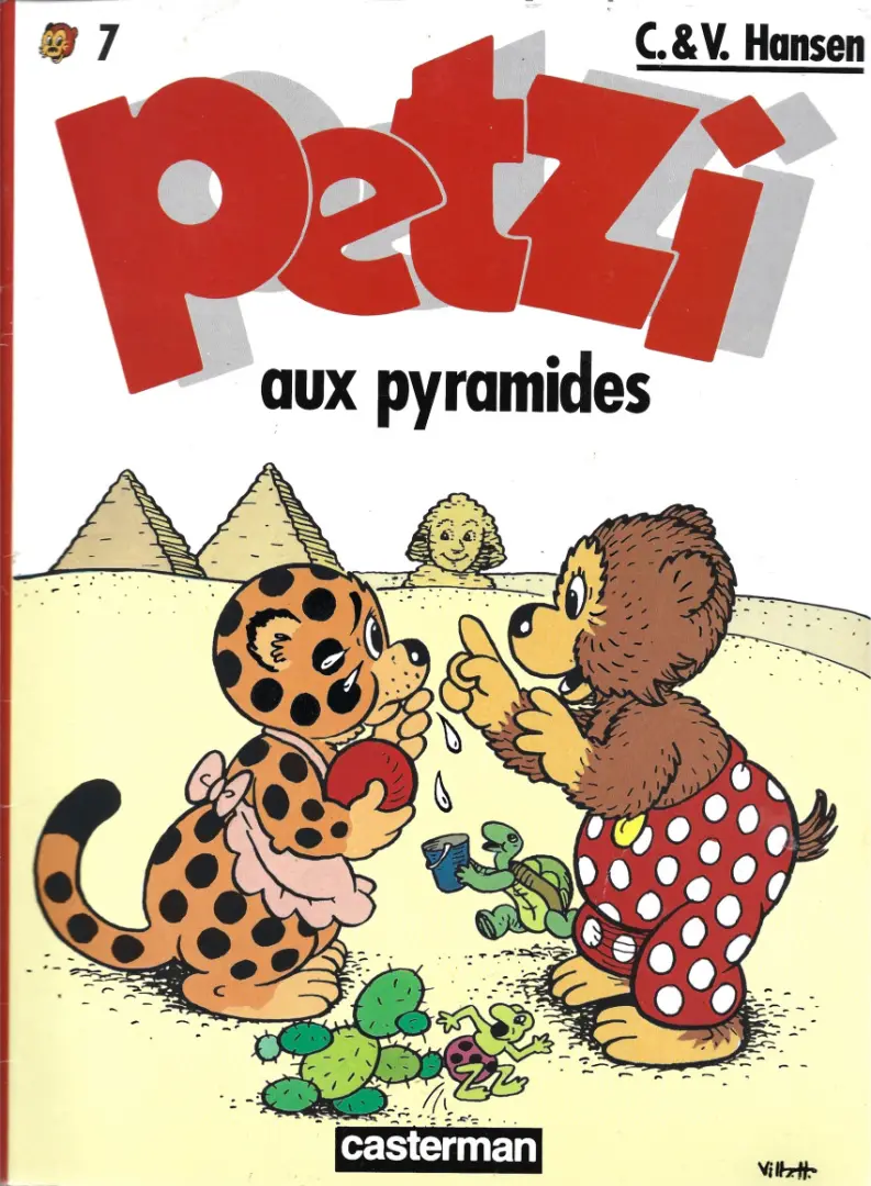 Couverture de l'album Petzi Tome 7 Petzi aux pyramides