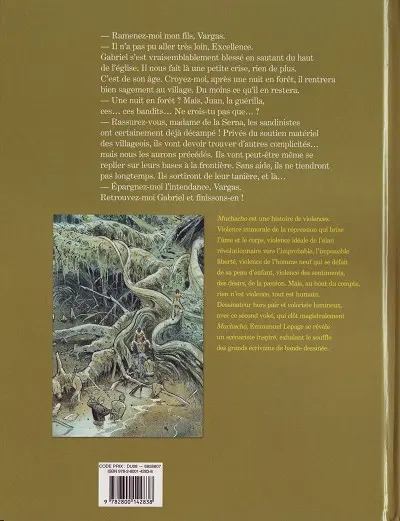 Verso de l'album Muchacho Tome 2