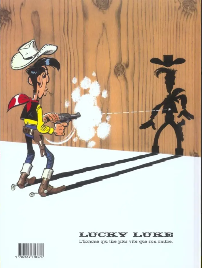 Verso de l'album Lucky Luke Tome 52 Fingers
