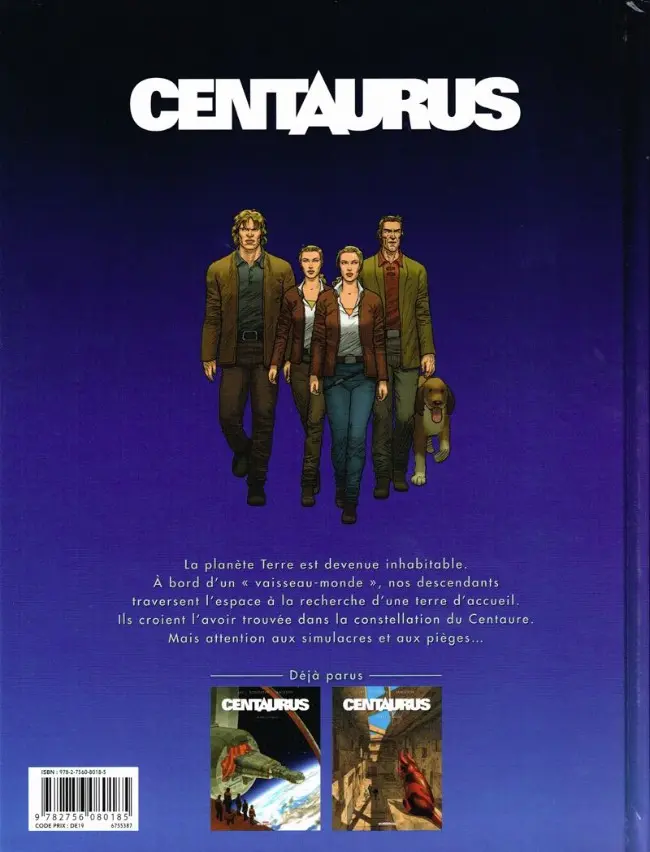 Verso de l'album Centaurus Tome 2 Terre étrangère
