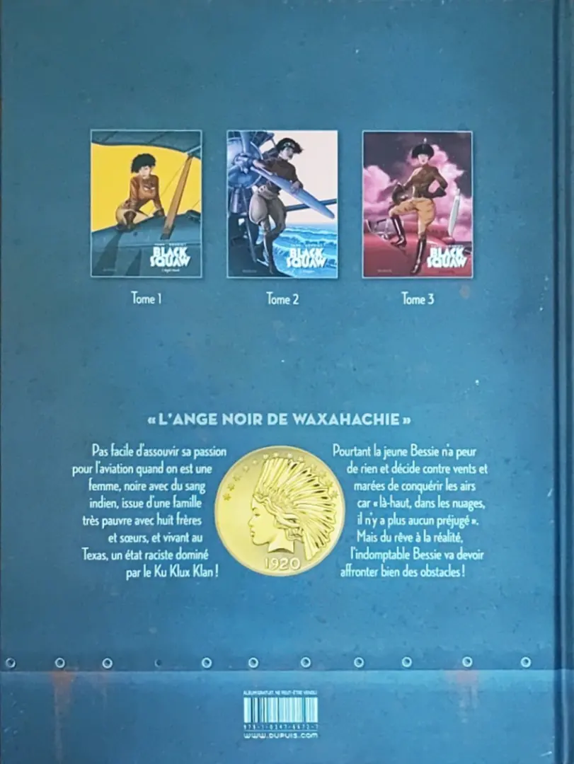 Verso de l'album Black Squaw 1 Night Hawk
