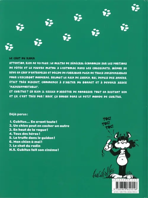 Verso de l'album Les nouvelles aventures de Cubitus Tome 7 Le chat du radin