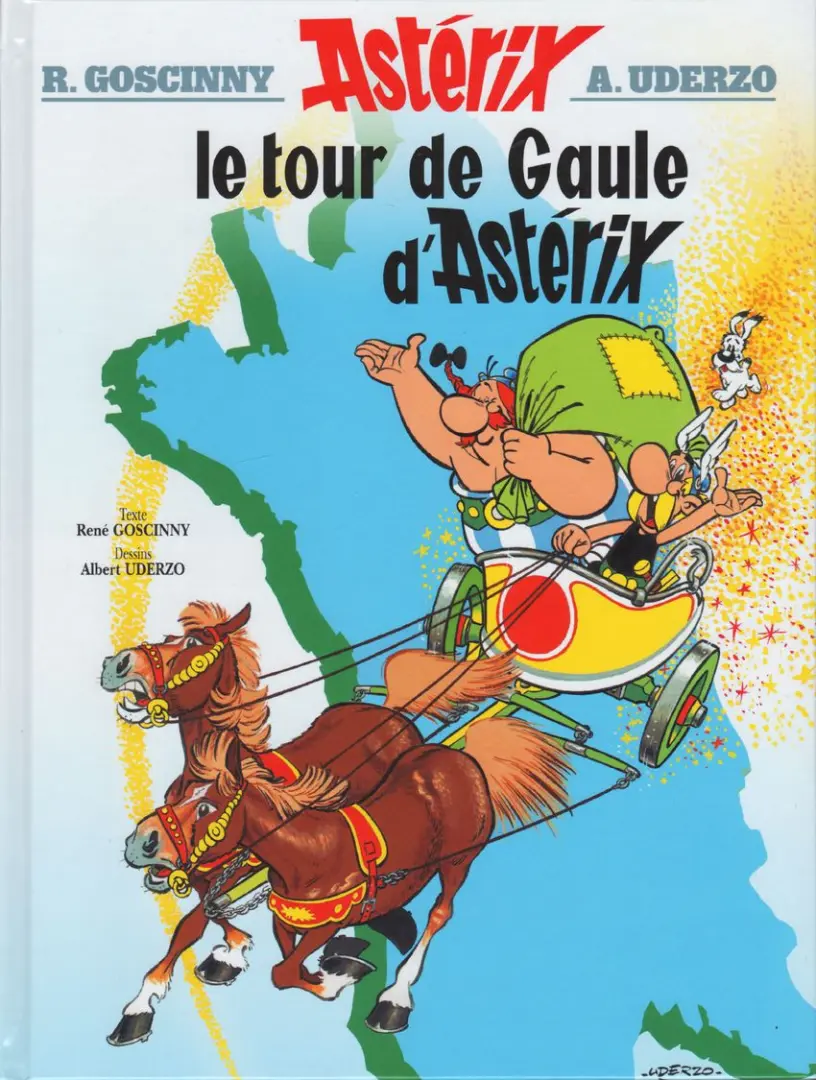 Couverture de l'album Astérix Tome 5 Le tour de Gaule d'Astérix