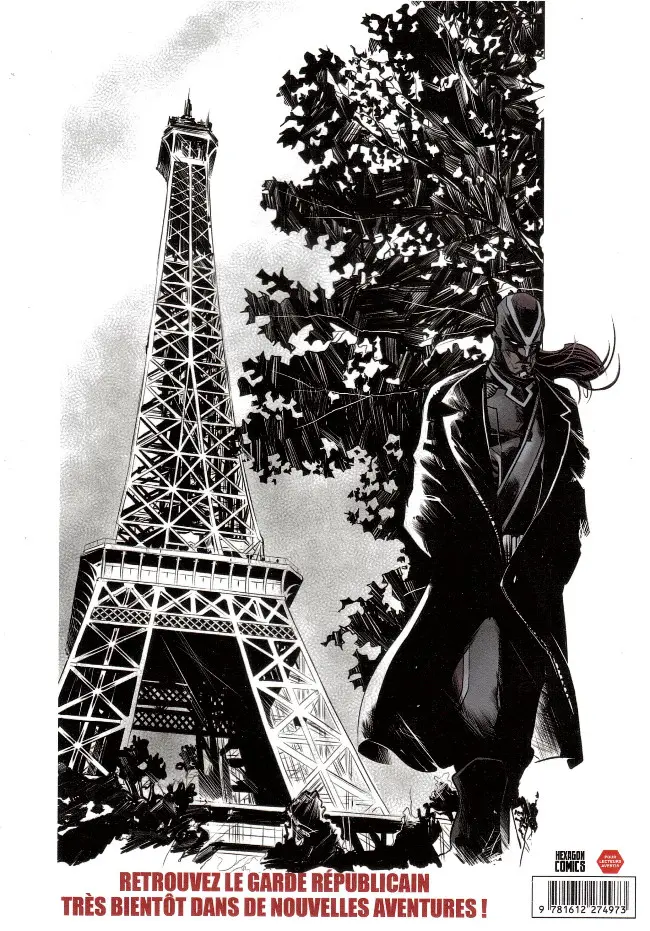 Verso de l'album Le Garde républicain #6 Révélations 2 / Les origines 3