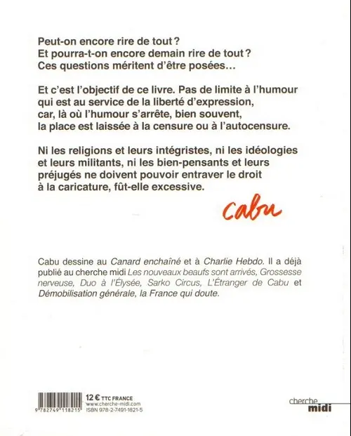 Verso de l'album Peut-on encore rire de tout ?