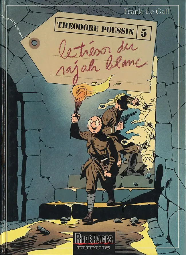 Couverture de l'album Théodore Poussin Tome 5 Le Trésor du Rajah Blanc