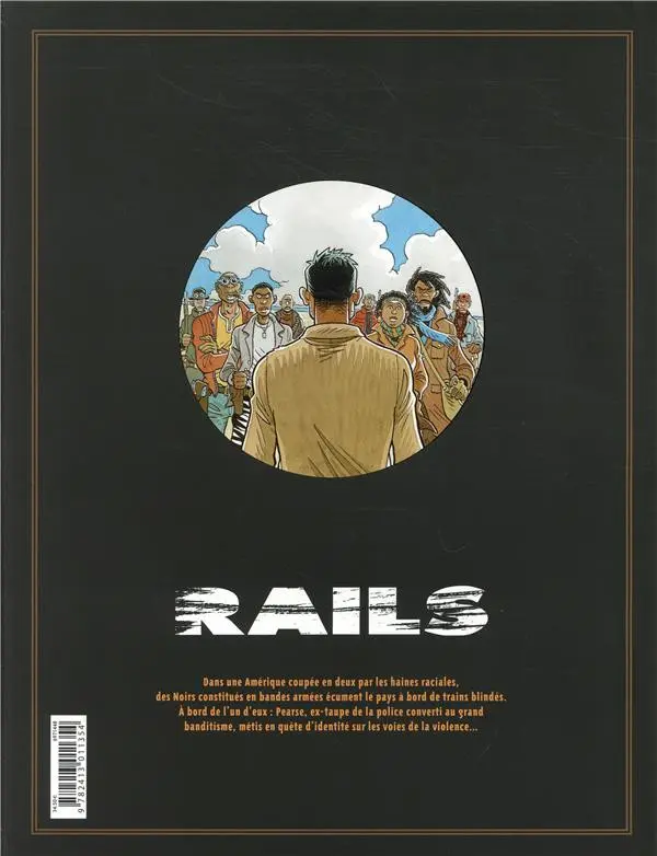 Verso de l'album Rails L'Intégrale