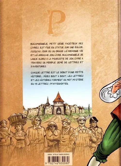 Verso de l'album L'Histoire de Pfaffenhoffen