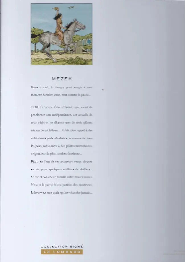 Verso de l'album Mezek