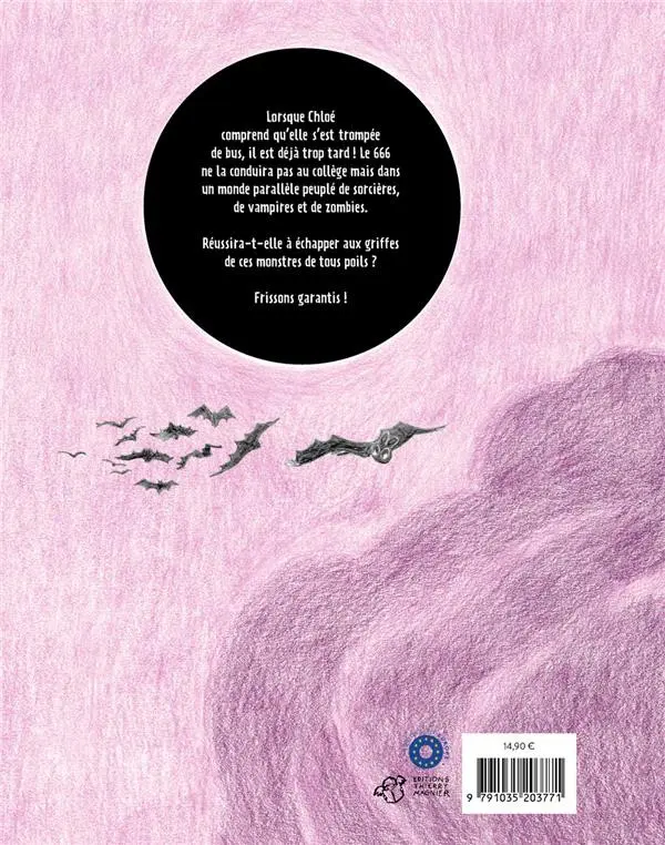 Verso de l'album Le bus 666