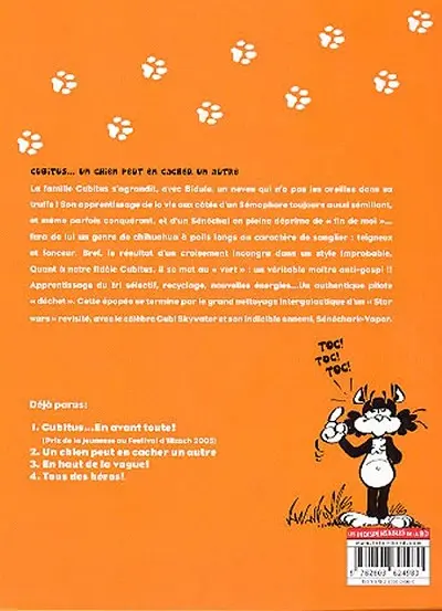 Verso de l'album Les nouvelles aventures de Cubitus Tome 2 Un chien peut en cacher un autre