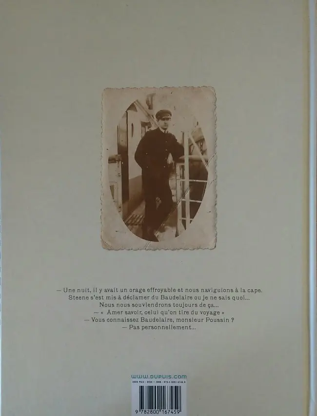 Verso de l'album Théodore Poussin Tome 1 Capitaine Steene