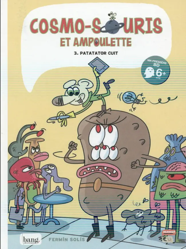 Couverture de l'album Cosmo-souris et ampoulette Tome 3 La revanche de Patatator