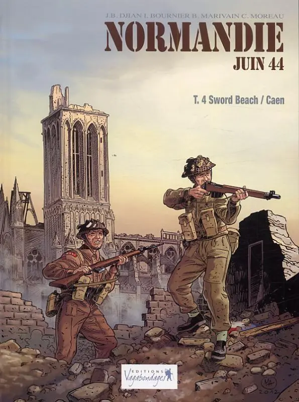 Couverture de l'album Normandie juin 44 Tome 4 Sword beach / Caen