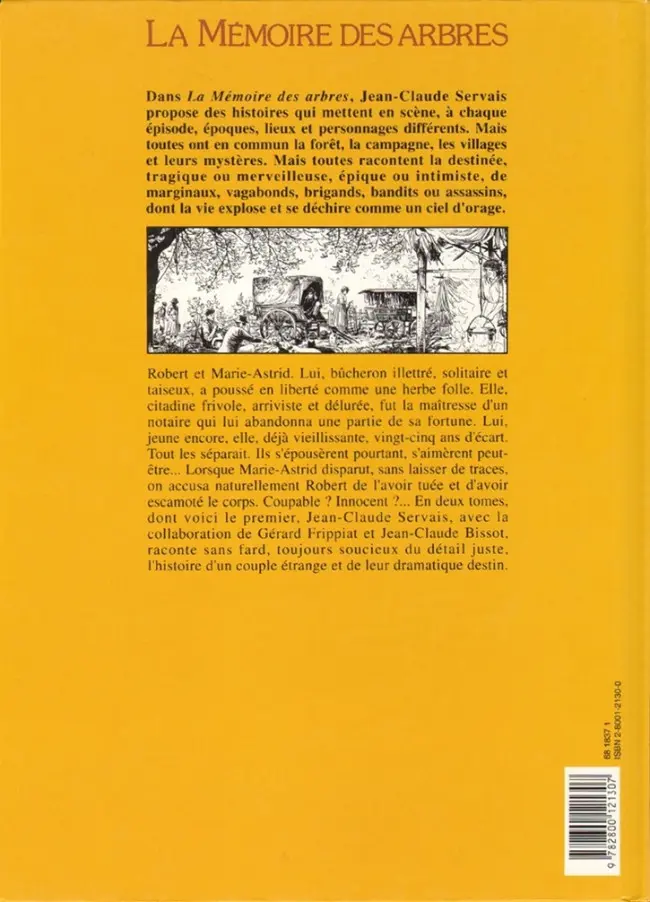 Verso de l'album La Mémoire des arbres Tome 1 La hache et le fusil - Tome 1