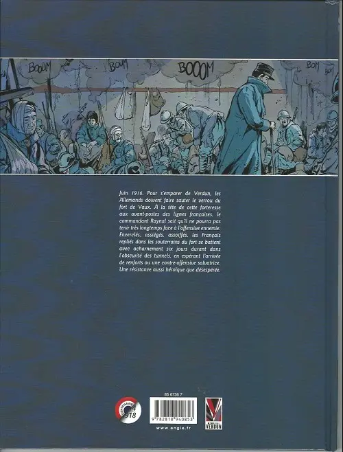 Verso de l'album Verdun Tome 2 L'agonie du Fort de Vaux