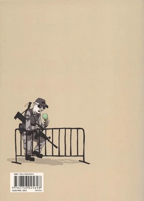 Verso de l'album Chroniques de Jérusalem