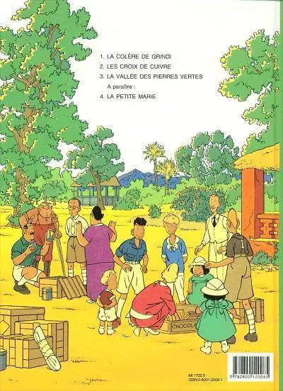 Verso de l'album Alice et Léopold Tome 3 La vallée des pierres vertes