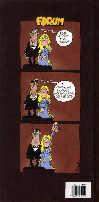 Verso de l'album Forum
