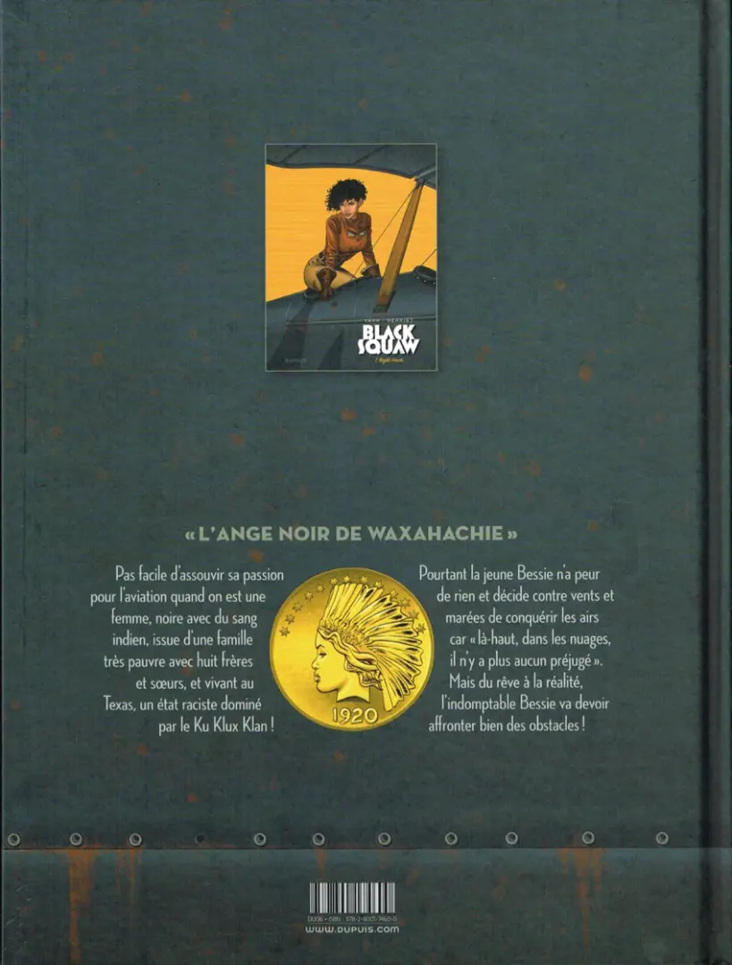 Verso de l'album Black Squaw 1 Night Hawk