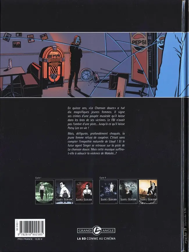 Verso de l'album Lloyd Singer Tome 4 Quantico