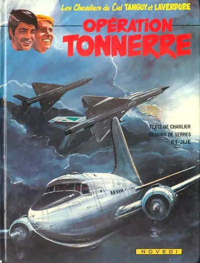 Couverture de l'album Tanguy et Laverdure Tome 20 Opération Tonnerre