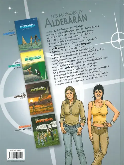 Verso de l'album Antarès Épisode 3