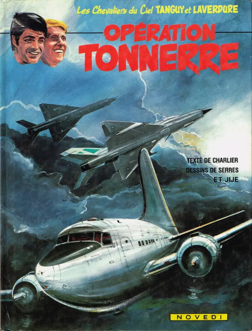 Couverture de l'album Tanguy et Laverdure Tome 20 Opération Tonnerre