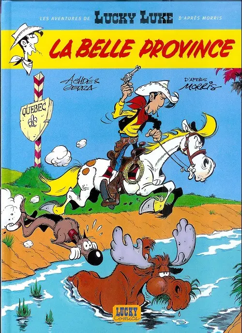Couverture de l'album Les aventures de Lucky Luke Tome 1 La belle province