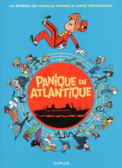 Couverture de l'album Spirou et Fantasio - Une aventure de... / Le Spirou de... Tome 6 Panique en Atlantique