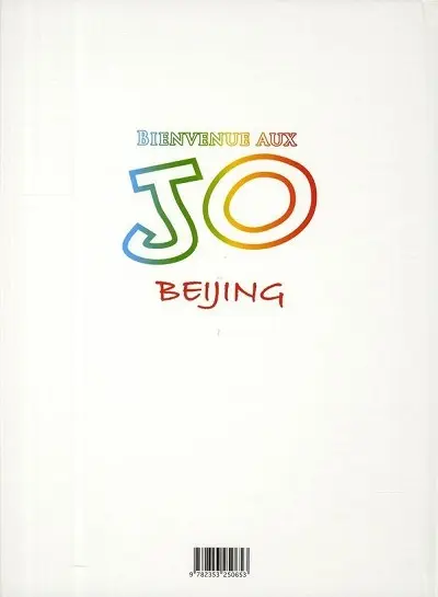 Verso de l'album Bienvenue aux JO Beijing
