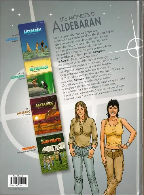 Verso de l'album Antarès Épisode 4