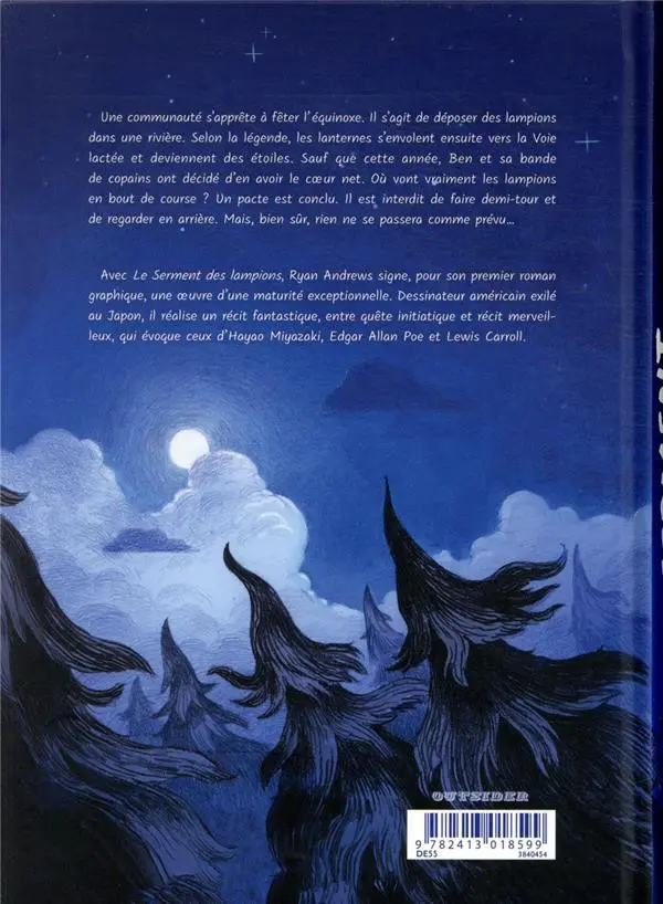 Verso de l'album Le serment des lampions