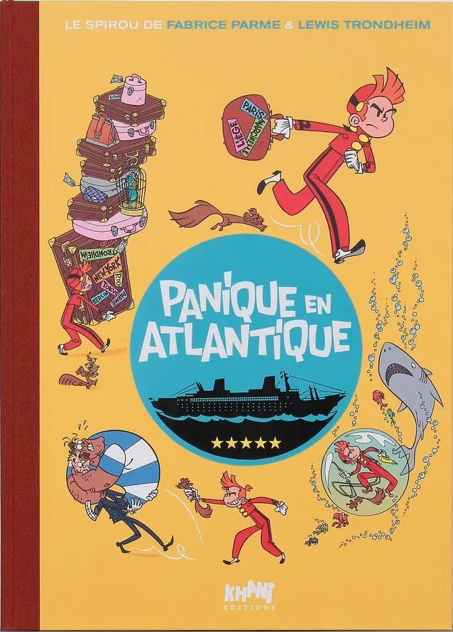 Couverture de l'album Spirou et Fantasio - Une aventure de... / Le Spirou de... Tome 6 Panique en Atlantique