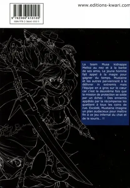 Verso de l'album Dark Air 3