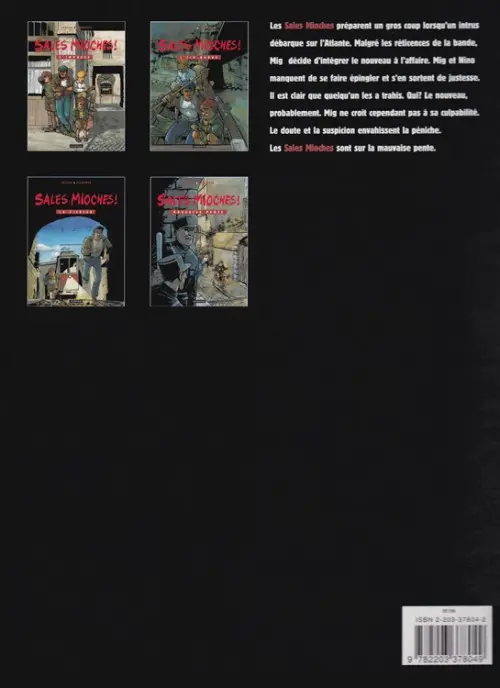 Verso de l'album Sales mioches ! Tome 4 Mauvaise pente