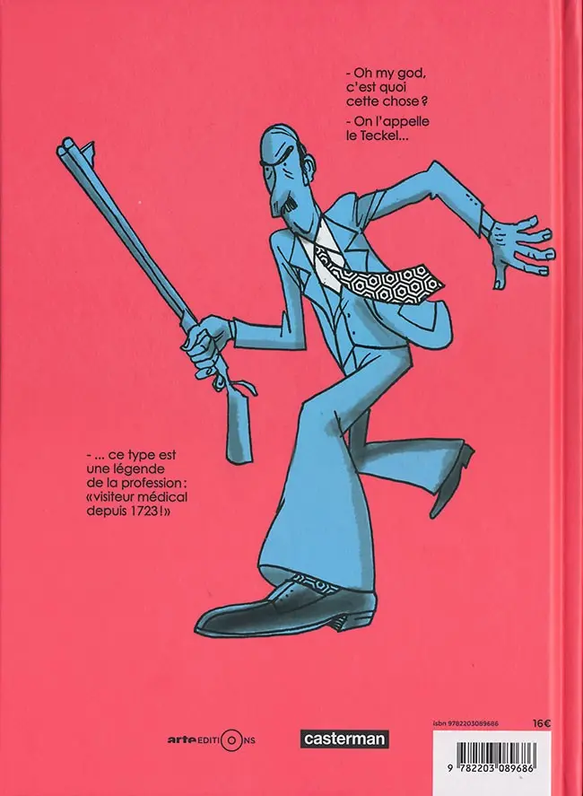 Verso de l'album Le Teckel Tome 1