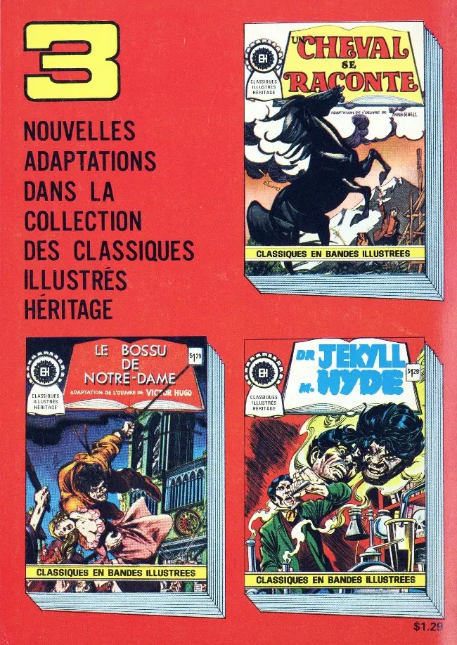 Verso de l'album Classiques illustrés Tome 7 Comment naît le courage