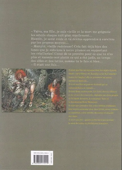 Verso de l'album Sortilèges et méchanteries