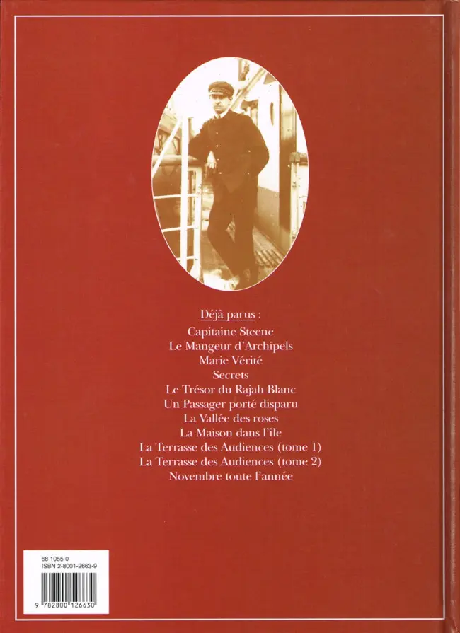 Verso de l'album Théodore Poussin Tome 11 Novembre toute l'année