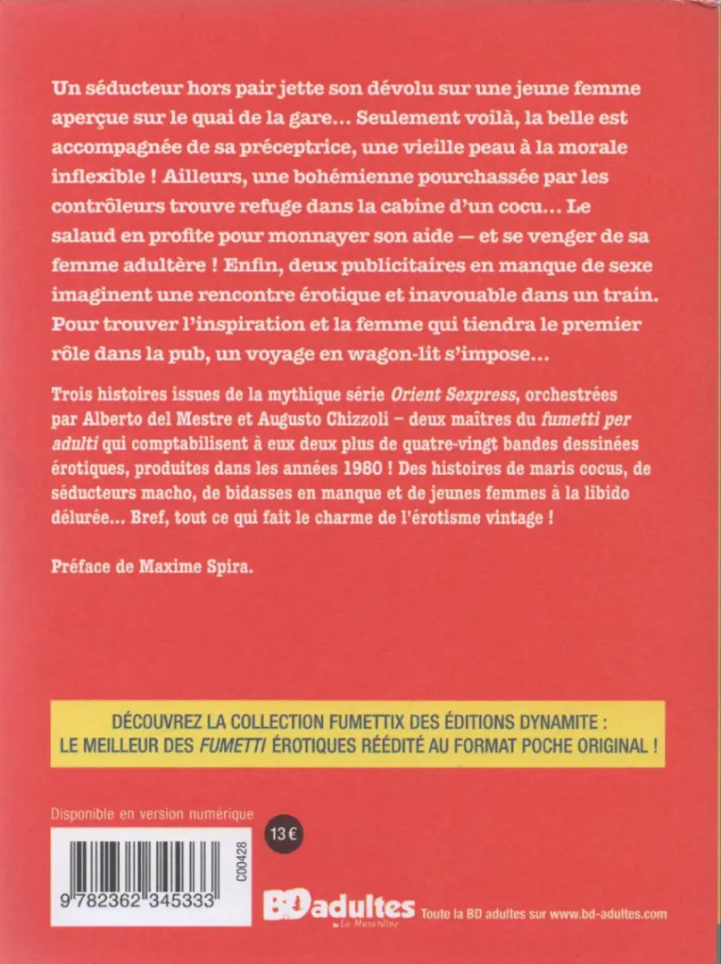 Verso de l'album Orient Sexpress